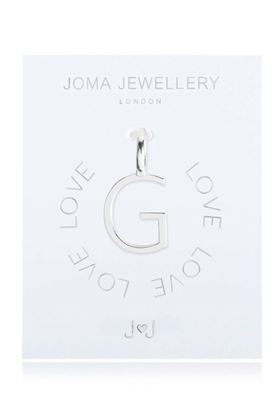 Picture of Joma Jewellery Alphabet Charm - G