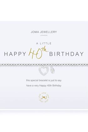 Picture of Joma Jewellery a little Happy 40th Bracelet