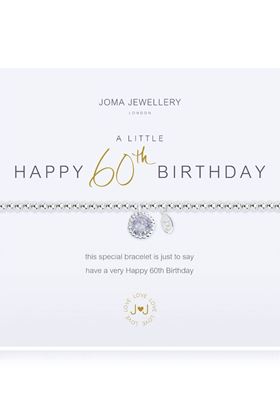Picture of Joma Jewellery A Little Happy 60th Birthday Bracelet