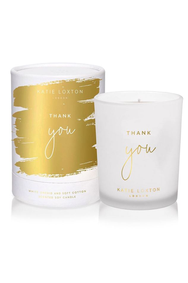 Picture of Katie Loxton Sentiment Candle Thank You
