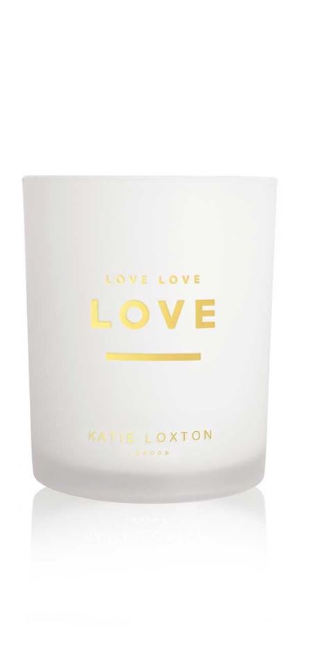 Picture of Katie Loxton Sentiment Candle - Love Love Love
