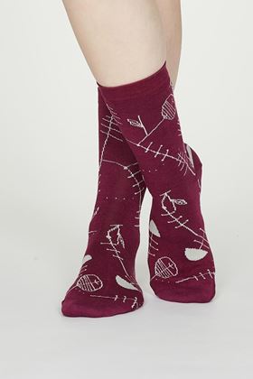 Picture of Thought Edith Bamboo Abstract Socks