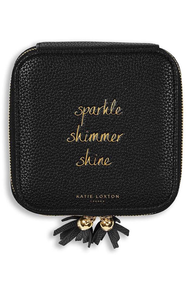 Picture of Katie Loxton Tassel Square Jewellery Box -Sparkle Shimmer Shine