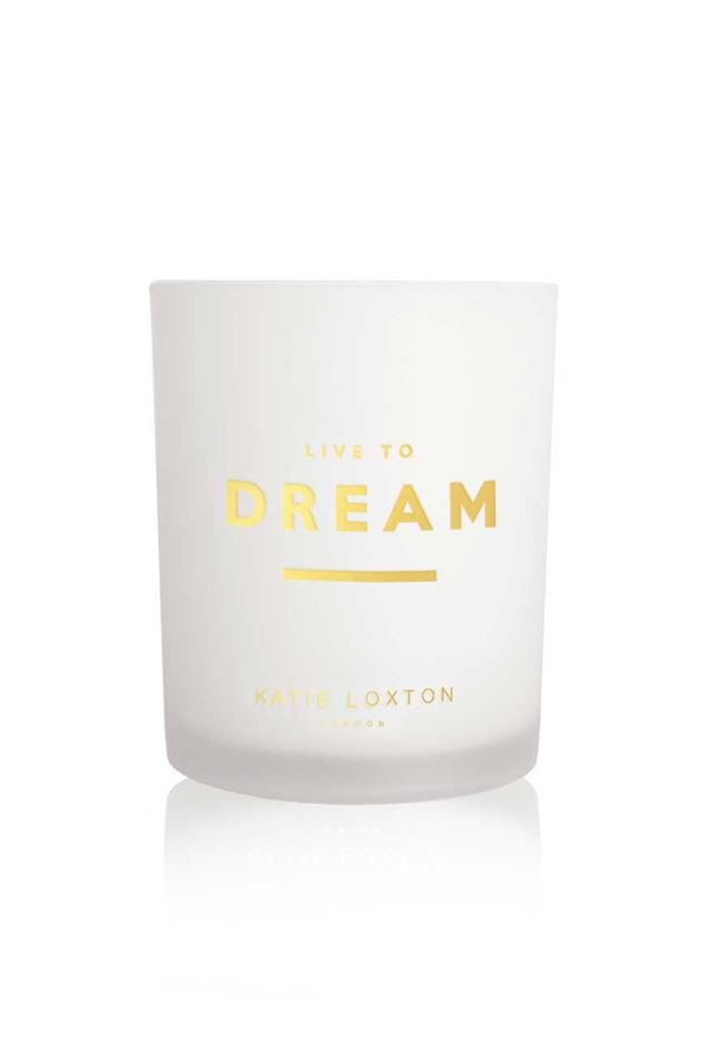 Picture of Katie Loxon Sentiment Candle - Live To Dream