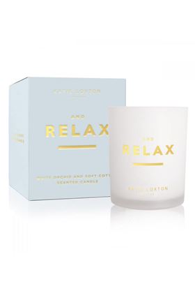 Picture of Katie Loxton Sentiment Candle - And Relax