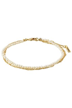 Picture of Pilgrim Native Beauty Freshwater Pearl Gold-Plated Bracelet