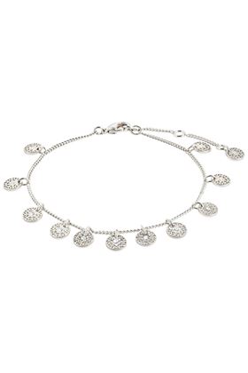 Picture of Pilgrim Carol Small Filigree Coins Silver-Plated Bracelet
