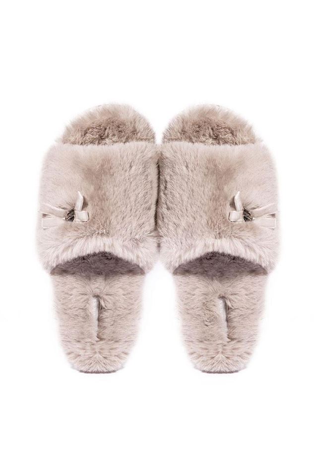 Picture of Bedroom Athletics Ruby Luxury Faux Fur Slider Slipper