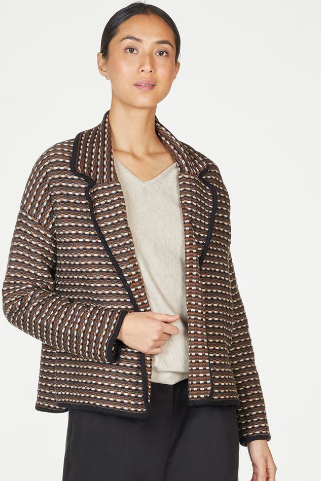 Picture of Cecelia Organic Cotton Wool Blend Knit Jacket