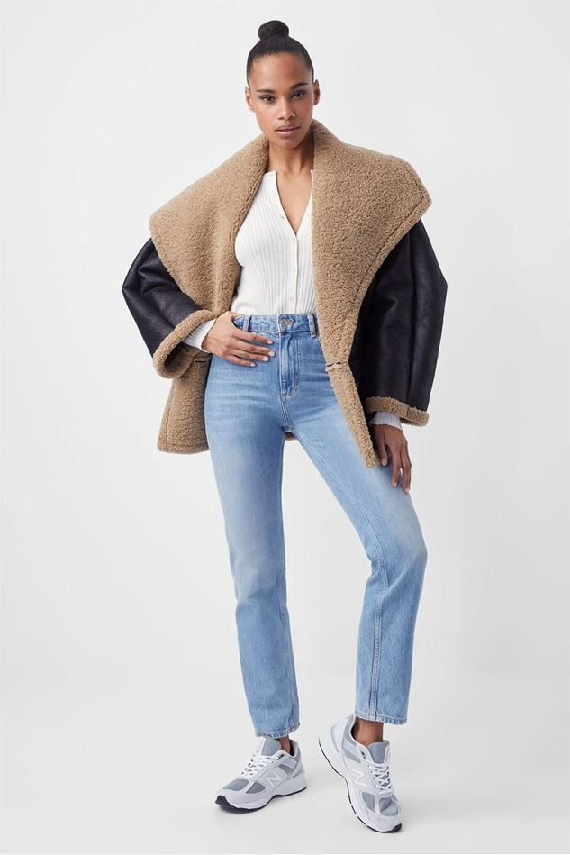 Picture of French Connection Edith Faux Shearling Coat