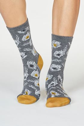 Picture of Thought Danika Floral Bamboo Socks