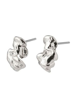 Picture of Pilgrim Myla Organic Shaped Silver-Plated Earrings