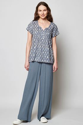 Picture of Nomads Shell Print Voile Top