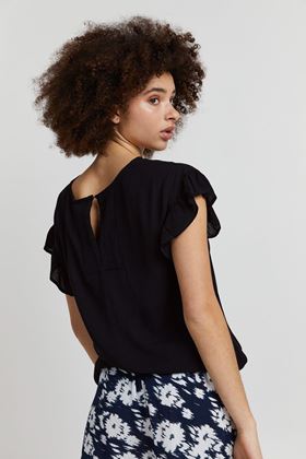 Picture of Ichi Marrakech Short Sleeve Blouse