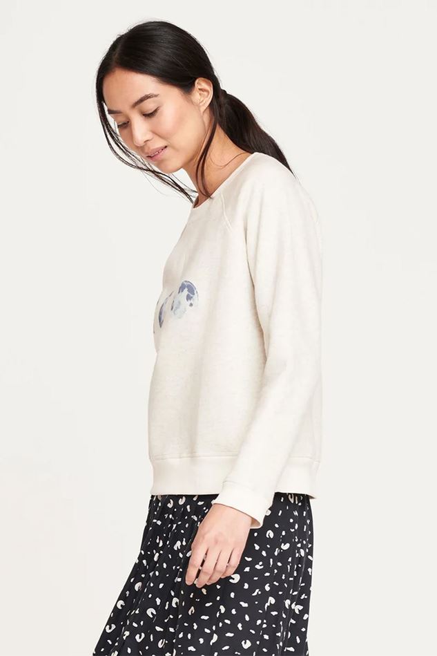 Picture of Thought Moon Fairtrade Gots Organic Cotton Sweat Top