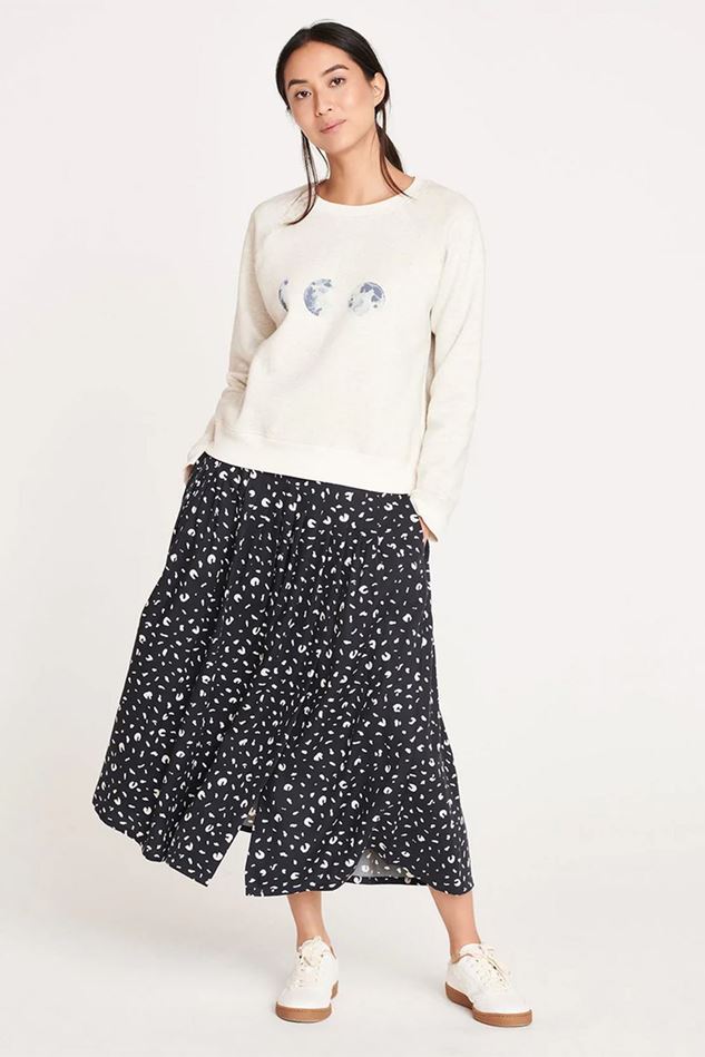 Picture of Thought Annie Tencel Moon Print Skirt