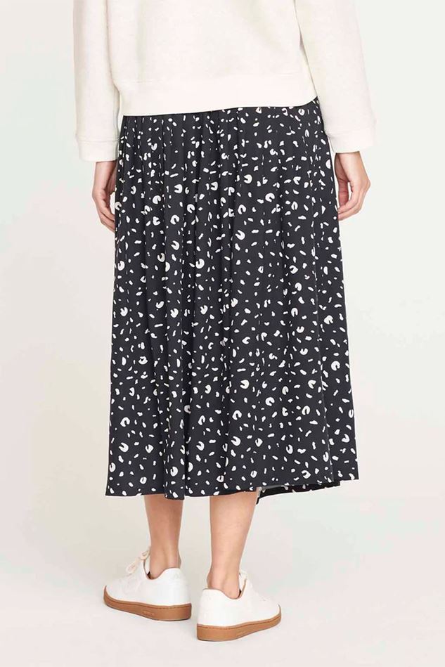 Picture of Thought Annie Tencel Moon Print Skirt