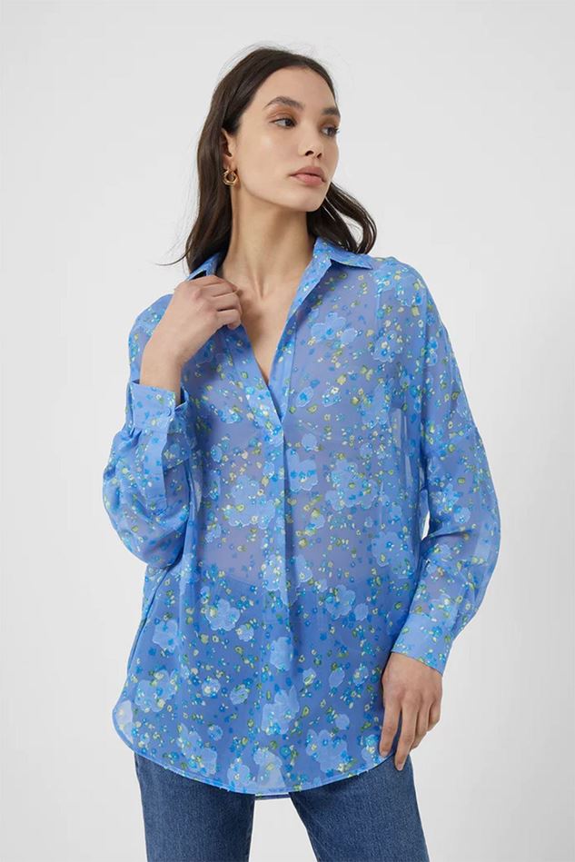 Picture of French Connection Ferna Bella Rhodes Popover Blouse