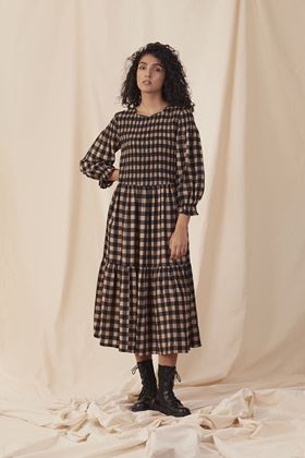 Picture of Great Plains Winter Gingham Midi Dress - £60 REDUCTION!