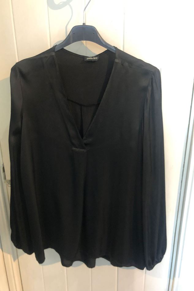 Picture of Pomodoro Black Silk Shirt