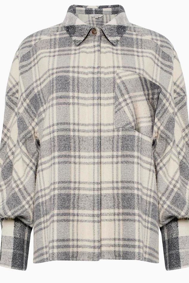 Picture of French Connection Arla Flannel Balloon Sleeve Shirt