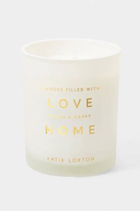 Picture of Katie Loxton Sentiment Candle - A House Filled With Love makes a Happy Home