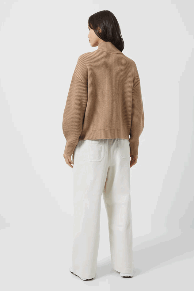 Picture of French Connection Lydia Half Zip Mock Neck Jumper