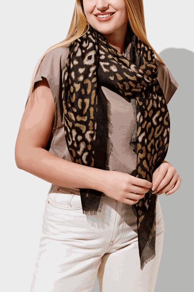 Picture of Katie Loxton Leopard Scarf