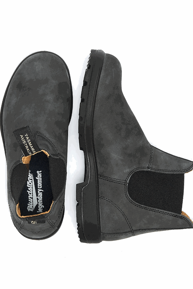 Picture of Blundstone 587 Rustic Black Leather Boots