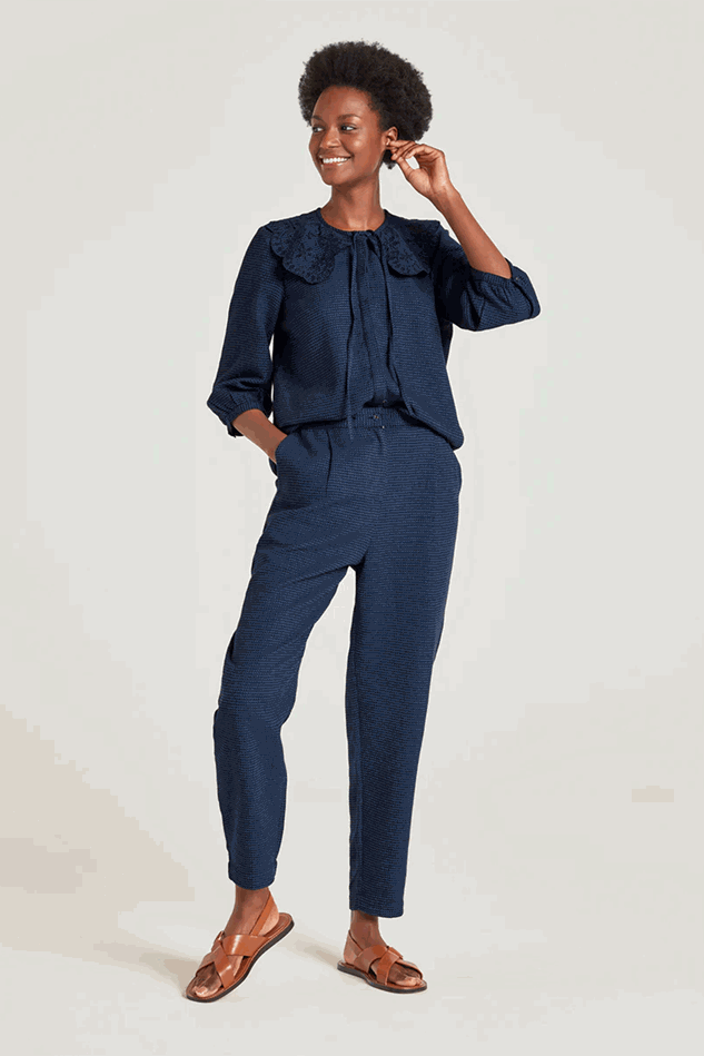 Picture of Thought Gale Organic Cotton Barrel Leg Trouser