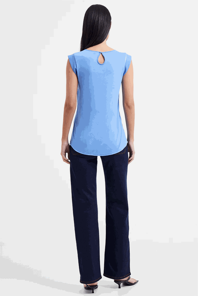 Picture of French Connection Crepe Light Cap Sleeve Top