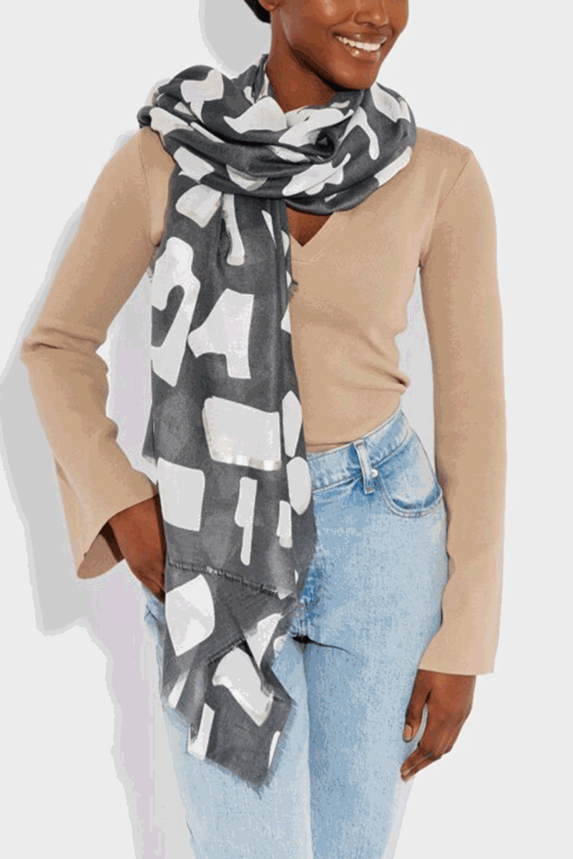 Picture of Katie Loxton Abstract Block Scarf