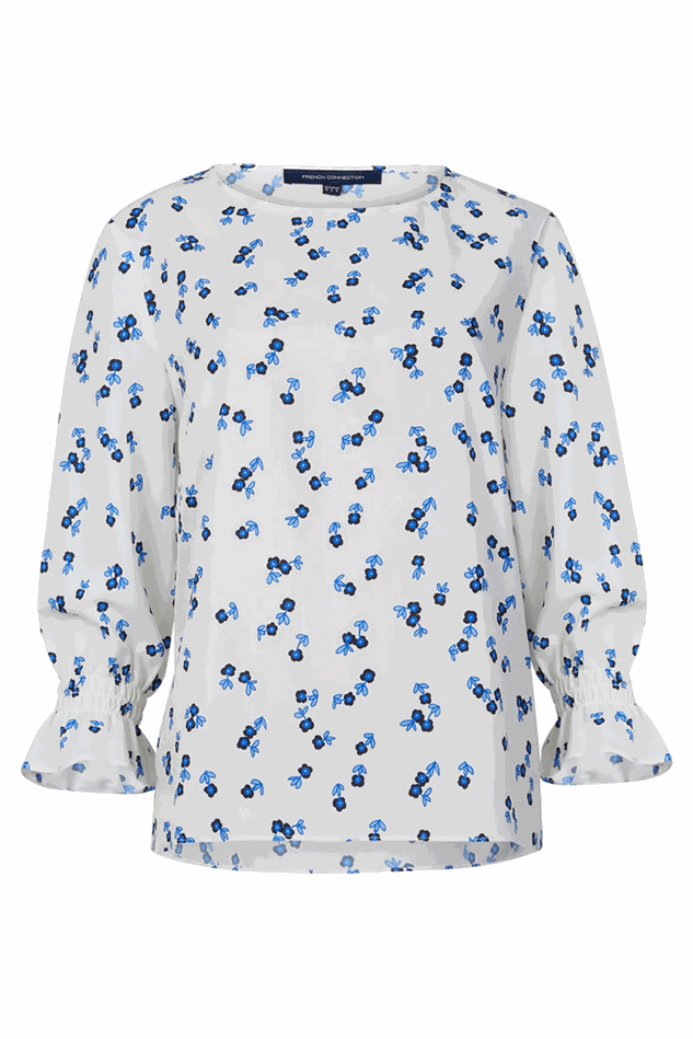 Picture of French Connection Betsy Crepe Light Top