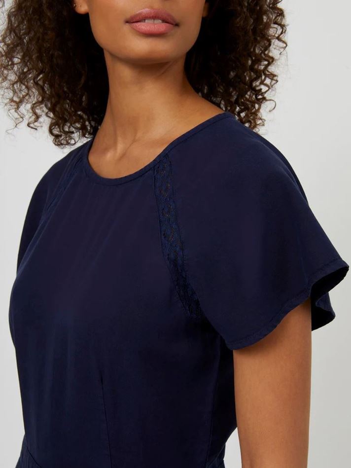 Picture of Great Plains Lyocell Jumpsuit with lace detail - NOW 70% off