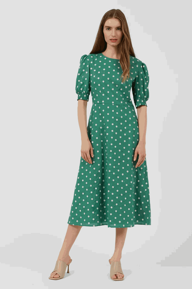 Picture of Great Plains Daisy Embroidery Midi Dress