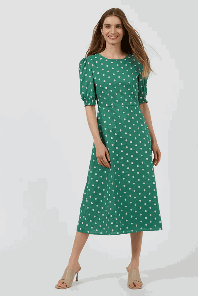 Picture of Great Plains Daisy Embroidery Midi Dress