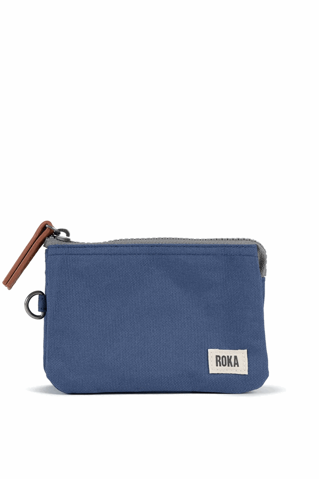Picture of Roka Carnaby Small Recycled  Canvas Burnt Blue