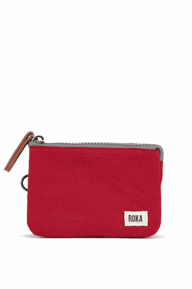 Picture of Roka Carnaby Small Recycled  Canvas Mars Red