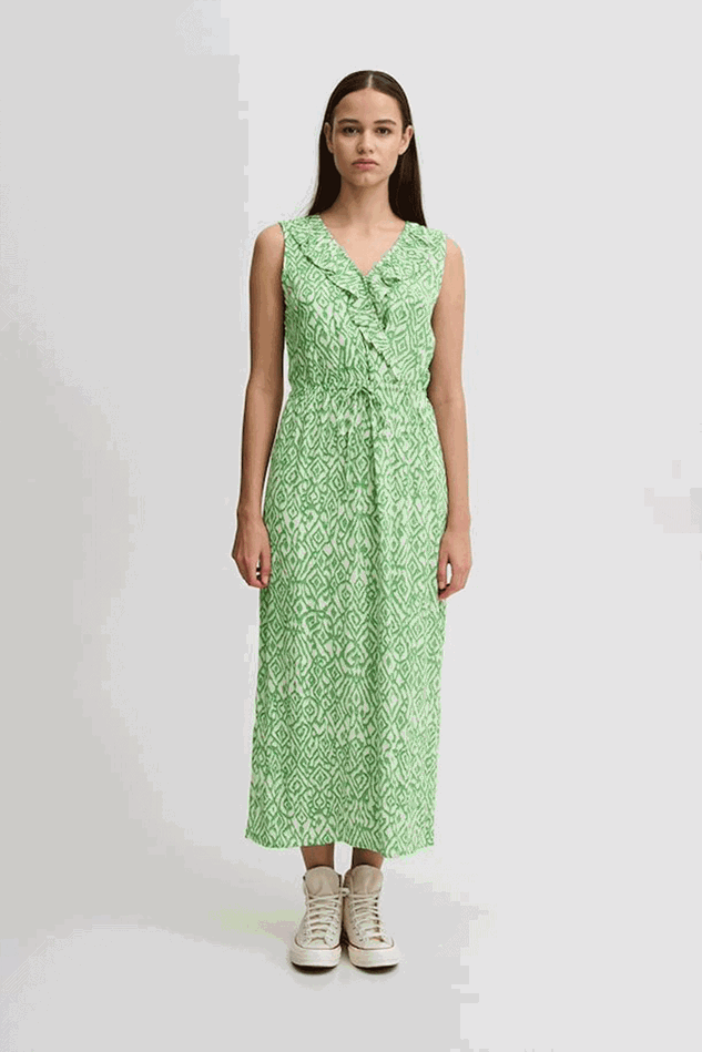 Picture of Ichi Marrakech Greenbriar Print Dress