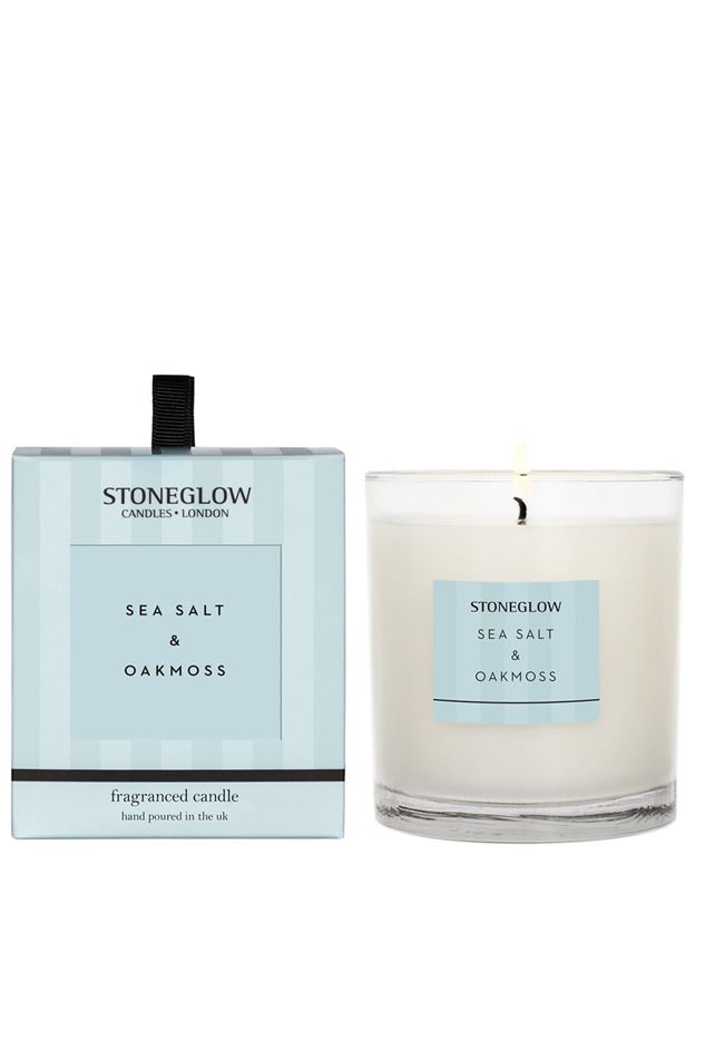 Picture of Stoneglow Sea Salt & Oak Moss Scented Candle