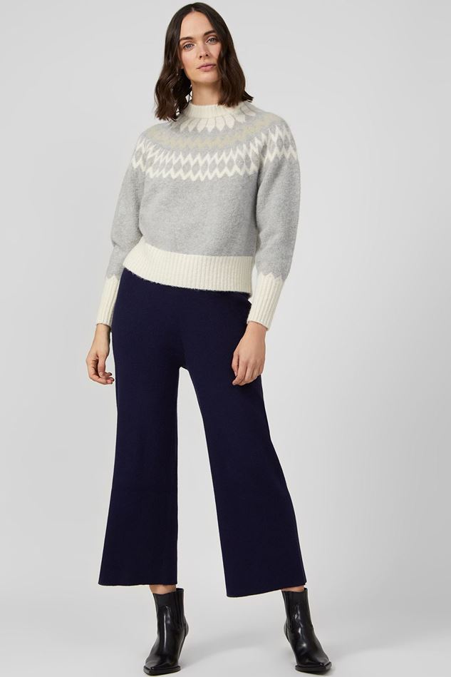 Picture of Great Plains Winter Pattern Knit Crew Neck Jumper
