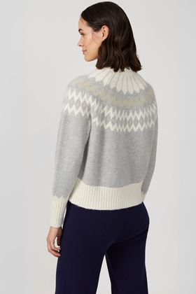 Picture of Great Plains Winter Pattern Knit Crew Neck Jumper