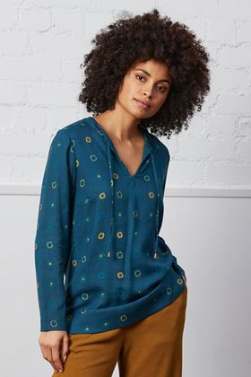 Picture of Nomads Tencel Spot Print Top