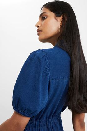 Picture of French Connection Zaves Chambray Shirt Dress