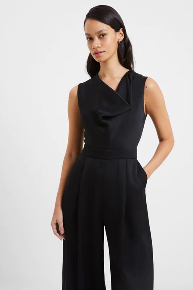 Picture of French Connection Harlow Recycled Satin Sleeveless Jumpsuit