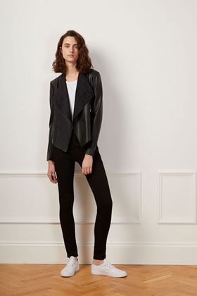 Picture of French Connection Stephanie PU Waterfall Front Jacket