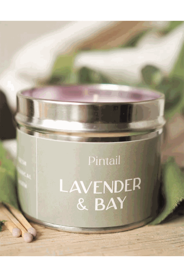 Picture of Pintail Lavender & Bay Filled Tin