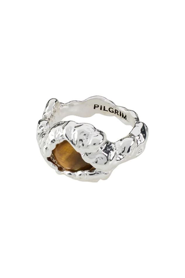Picture of Pilgrim Rhythm Recycled Silver Plated Statement Ring