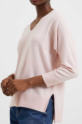 Picture of French Connection Ebba Vhari Recycled V Neck Jumper