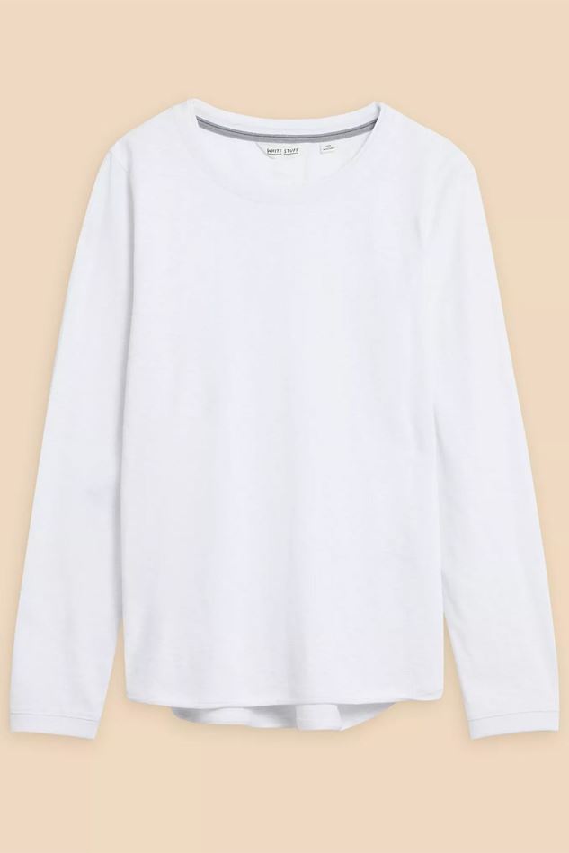 Picture of White Stuff Clara Long Sleeved Tee - Brilliant White